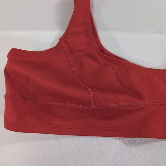 Kendall + Kylie Red Bikini Top M Medium Swim Bathing Beach Suit Pool - Picture 2 of 6